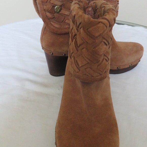 UGG 's women's Lynnea Arroyo brown suede 7 - Picture 4 of 9